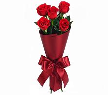 Букет 5 Красных роз Эдлесс Лав в Веселёво