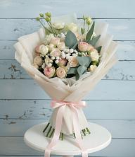 Букет цветов из:  Розы и Лизиантусы в Веселёво