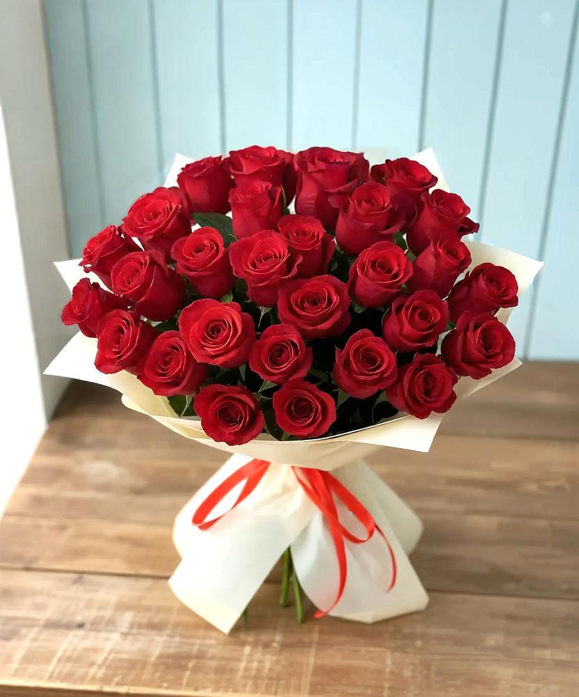 Букет 29 Красных роз в Веселёво