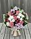 Букет цветов из: Альстромерии, Гвоздики, Розы и Хризантемы в Веселёво