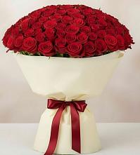 Букет 101 Красная роза Милано в Веселёво