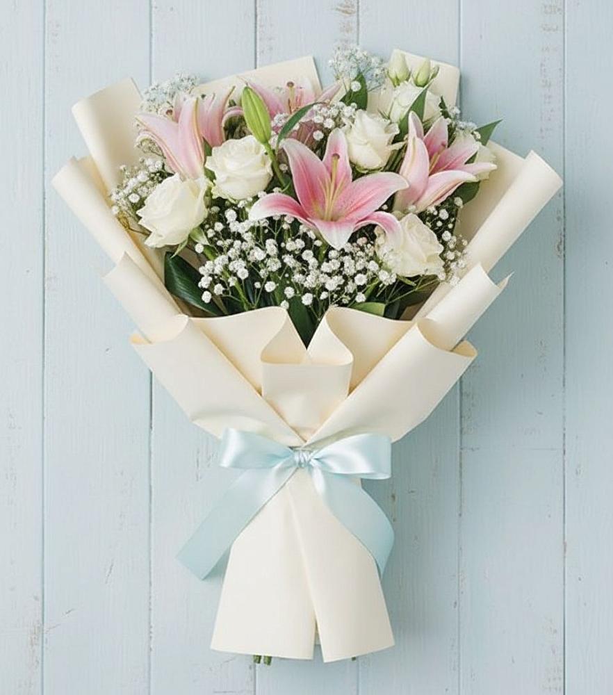 Букет цветов из: Лилии в Веселёво