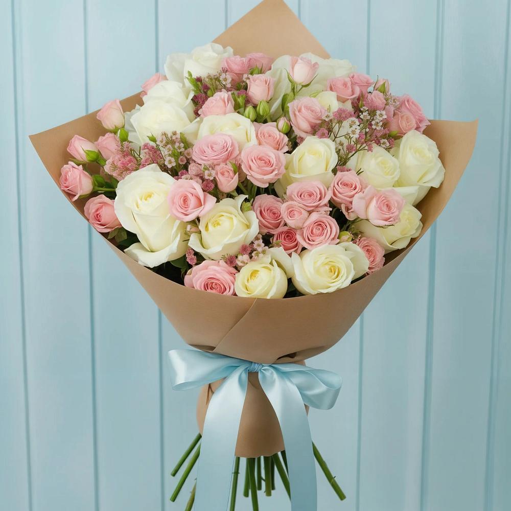 Букет цветов из: Розы в Веселёво