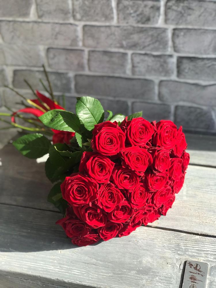 Букет Красные розы Фридом в Веселёво