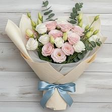 Букет цветов из:  Лизиантусы в Веселёво