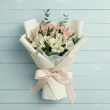 Букет цветов из:  Альстромерии в Веселёво