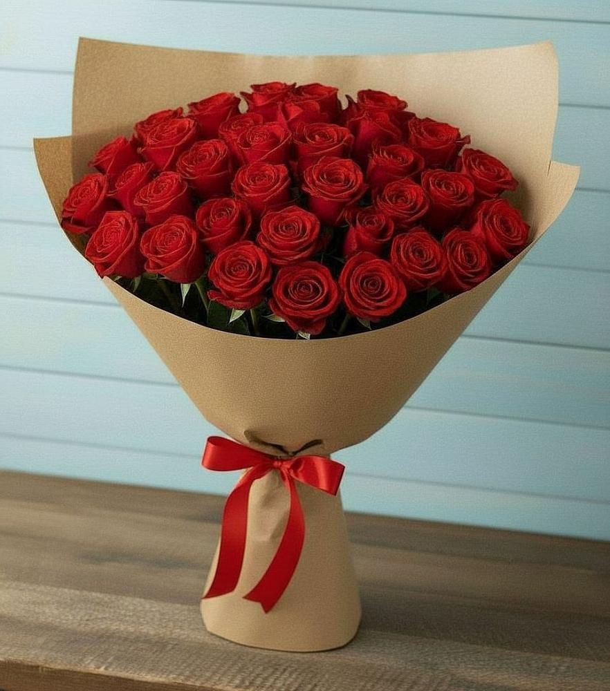 Букет Красные розы Милано в Веселёво