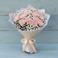 Букет цветов из:  Гвоздики в Веселёво