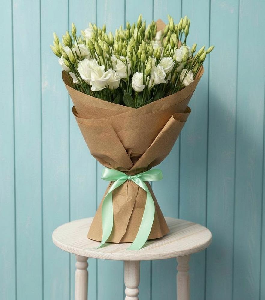 Букет цветов из: Лизиантусы в Веселёво