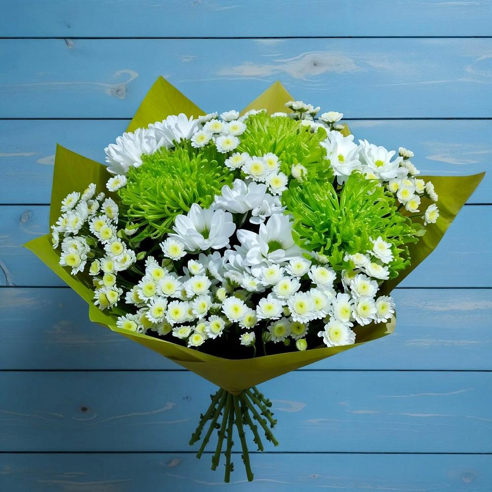 Букет цветов из: Хризантемы в Веселёво