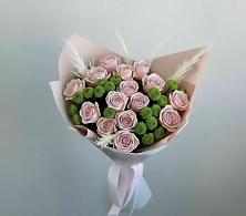 Букет цветов из:  Розы и Хризантемы в Веселёво