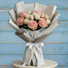 Букет цветов из:  Розы #REPLACE_PRED# Веселёво