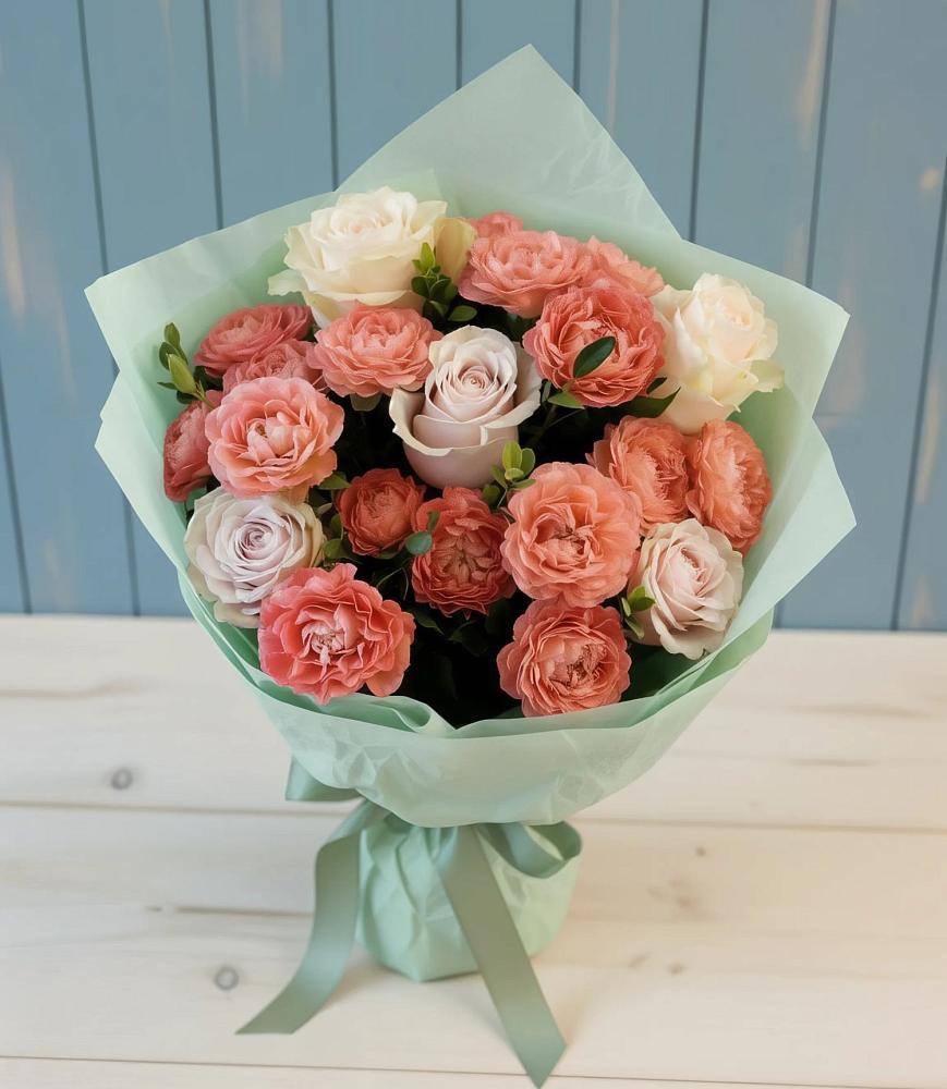 Букет цветов из: Розы в Веселёво