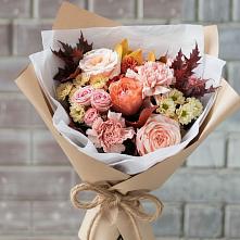 Букет цветов из:  Гвоздики, Хризантемы и Розы в Веселёво
