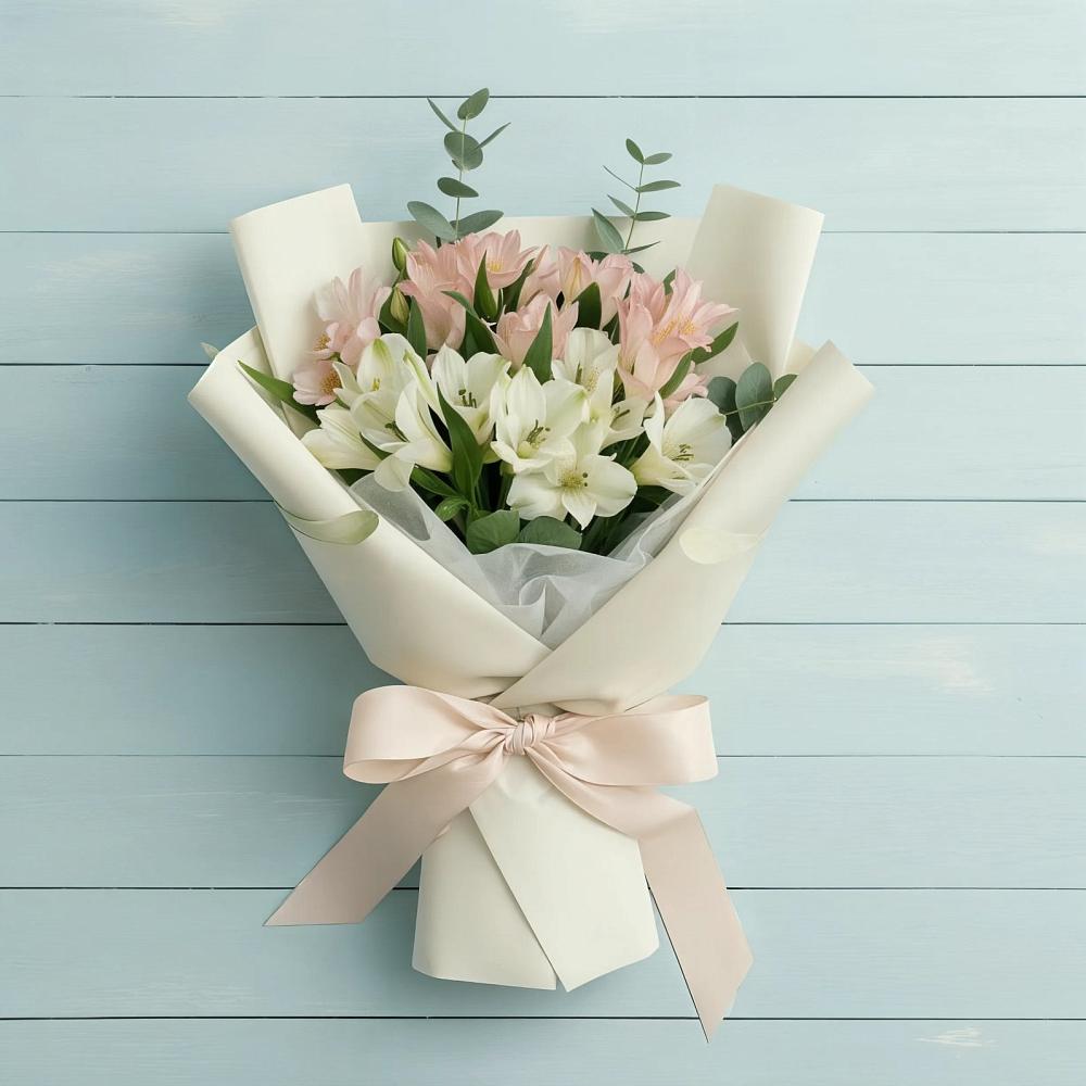 Букет цветов из: Альстромерии в Веселёво