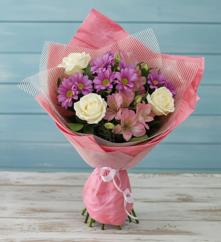 Букет цветов из: Герберы в Веселёво