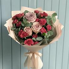 Букет цветов из:  Гвоздики и Розы в Веселёво